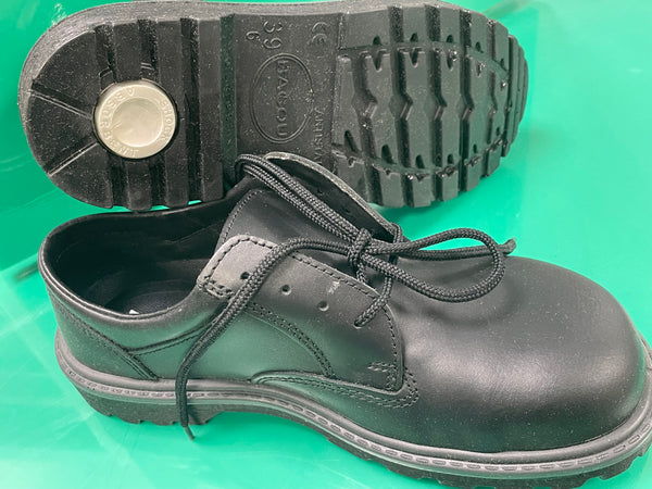 Safety Shoe (Black) Steel Cap, non-slip.
