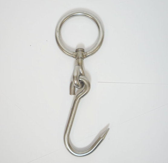 220mm Stainless Steel Round Top Swivel Hook