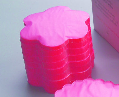 Pink Flower Shaped Burger Discs