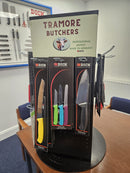 Rotating Counter Top Knife Stand for Retail Sales