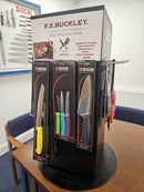 Rotating Counter Top Knife Stand for Retail Sales