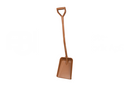 One Piece shovel 270 x 340 x1120 mm, short handle (BLACK/RED/BLUE/GREEN/BROWN)