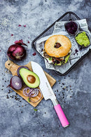 F Dick Pink Spirit 8” Santoku Knife