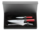 DICK Red Spirit 3 Knife set (3 Inch Knife/8 Inch Knife/Buffet Tongs)