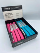 DICK Box Kitchen Knives Pink/Turquoise Qty 30 2.5 Inch RETAIL PACK