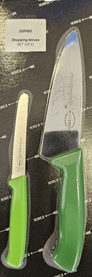 Dick Chopping / Slicing knife Set Green