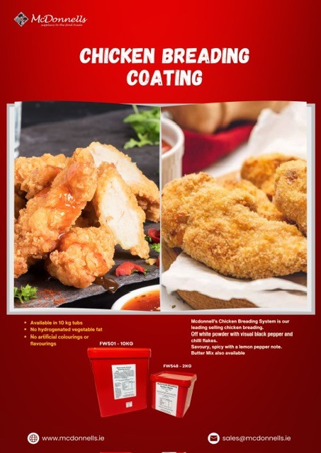 MF 10kg Breading System Coating (McDonnells Chicken Breading System)