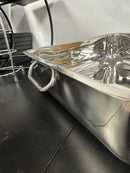 Stainless Steel Square Balti Dish 14 Inches