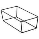 Black Rectangular Metal Buffet Stand 1/3 Gastro (306x256x54mm)