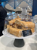 Talon Cake Stand Grey 284mm Complete Including Clear Cover (Dalebrook Melamine)