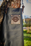 F Dick Black Leather Apron (100% Nappa Leather - Handmade in Germany)