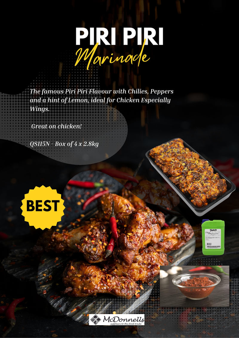 Piri Piri Marinade Indasia (Box of 4 x 2.8kg)