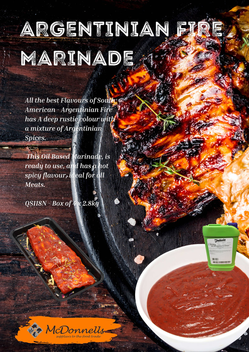 Argentinian Fire Marinade Indasia (Box of 4 x 2.8kg)