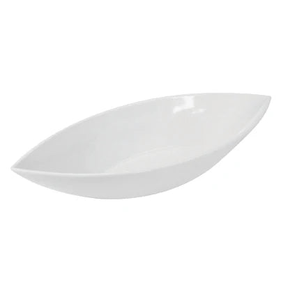 Dalebrook Melamine Boat Style Dish 420x165x80 Deep WHITE