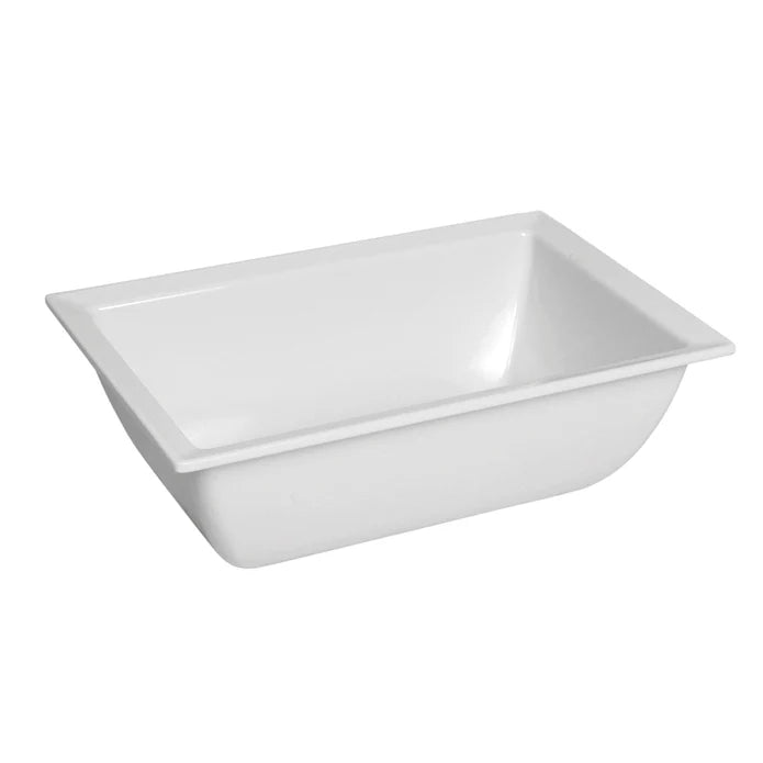 Dalebook Melamine Classico Crock 250x165x90mm 1.8L WHITE