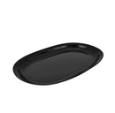 Dalebrook Oval Flat Tray 400x270mm (15x10") BLACK