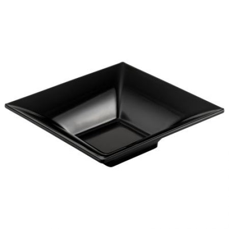Dalebrook Black Melamine Square Essence Bowl 250x250x70mm SF 0.8L