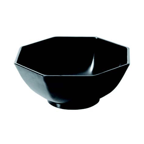 Dalebrook Melamine Octagonal&nbsp;Dish 217 x 217 x 80mm BLACK