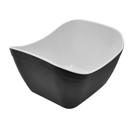 Dalebrook Verdura Melamine Crock 1/6 Dish 1L - Black/White Matt