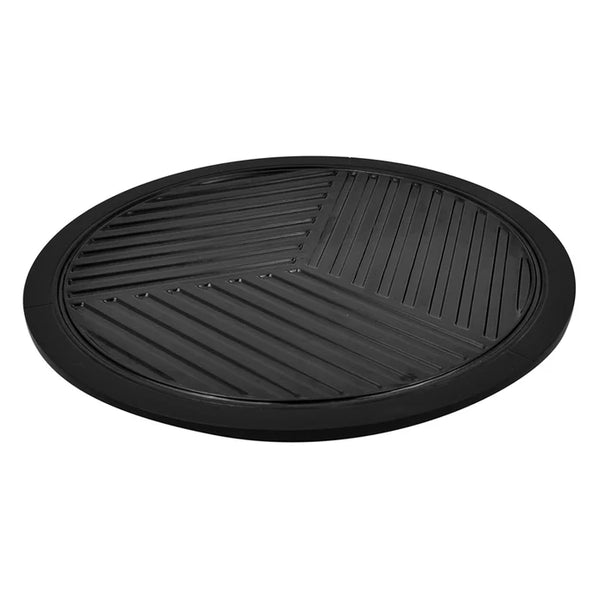 Dalebrook Melamine Stave Round Platter 310x310x10mm BLACK