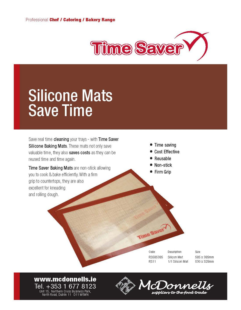 Timesaver Silicone Baking Mat (1/1) (530 x 325mm)