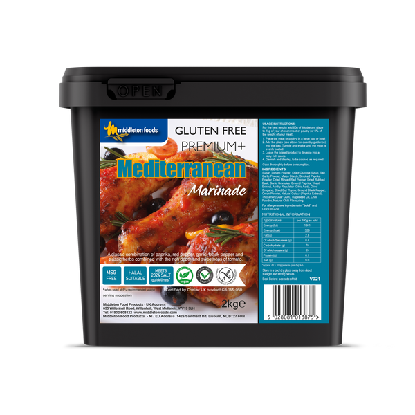 Taste of The Mediterranean Marinade 2KG (Middleton Foods) (Gluten Free)