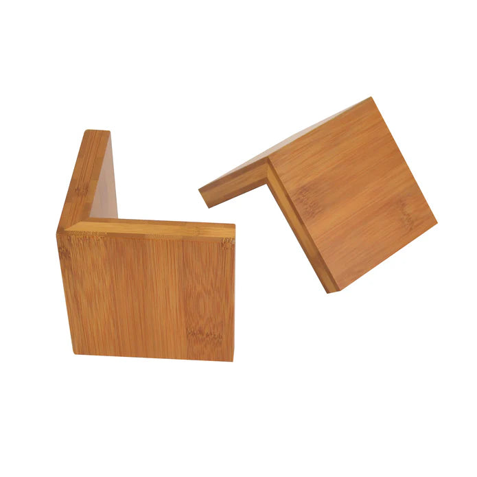 Dalebrook Bamboo L Shape Riser (Set of 2) 100 x 100 x 100mm