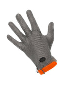 meshFlex® STANDARD Metal mesh gloves 5 Fingers without cuff (Stainless steel ring mesh)