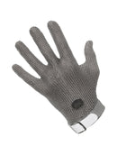 meshFlex® STANDARD Metal mesh gloves 5 Fingers without cuff (Stainless steel ring mesh)
