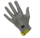 meshFlex® STANDARD Metal mesh gloves 5 Fingers without cuff (Stainless steel ring mesh)