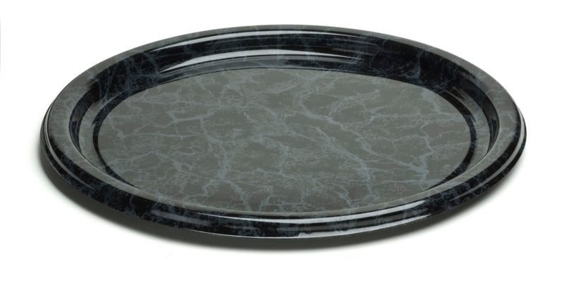 Sabert Marble Plate Round rPET Disposable/Reusable plastic 26cm (PACK OF 250)