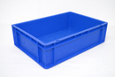 Solid Stackable Container 600mm x 400mm x 175mm deep (WHITE/RED/BLUE)