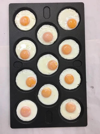 Egg Oven Tray - AMT 1/1Gn Lotan Coated Non Stick Mould Tray - 11 Moulds.
