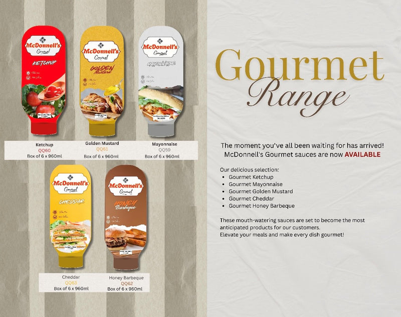 McDonnells Gourmet Ketchup (Box of 6 x 960ml)
