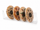 Pizza/Naan Bread Clear Acrylic Holder Clear 477x 120mm
