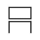 Metal Stand Black Riser 1/3 170mm