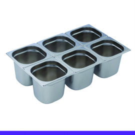 Stainless Steel Gastro 1/6