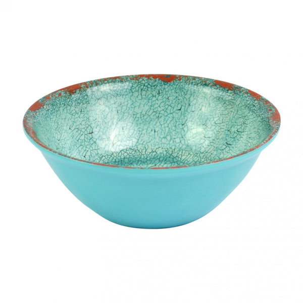 Blue Vintage Melamine Rice Bowl 230ml 130mm