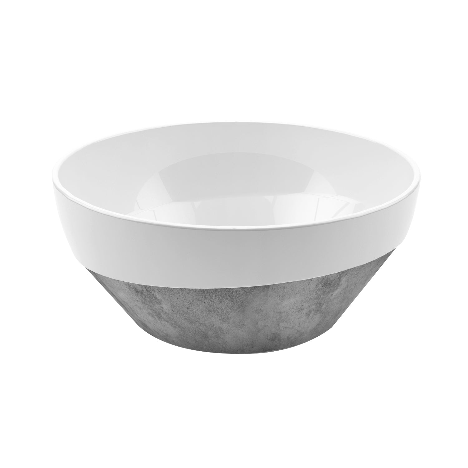 Granite White Melamine Bowl 3 2lt   GTU9261 