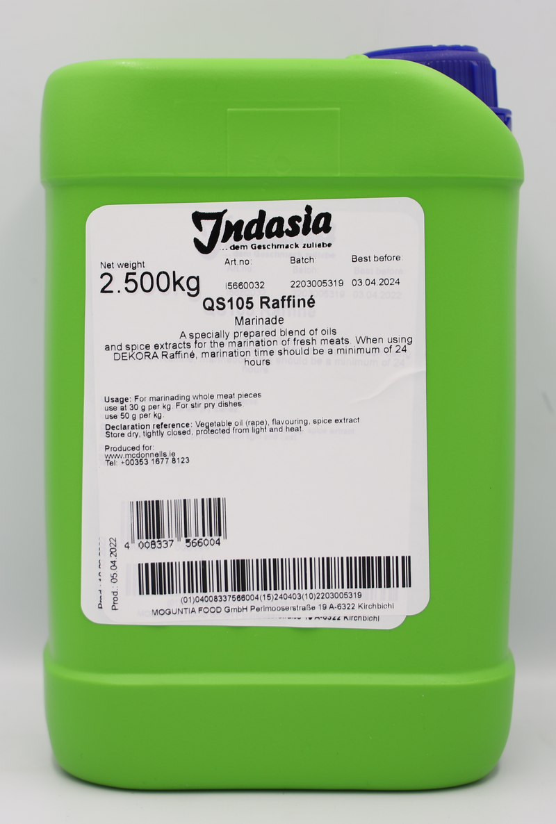 Raffine Oil Marinade 2.5Kg Indasia (Box of 4)