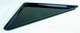 Plexiline Tray black Triangle Dish 40x40x5cm