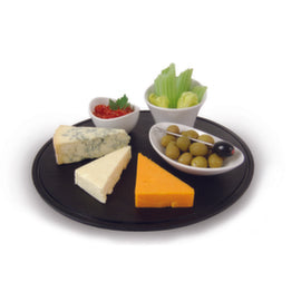 Melamine Platter Slate Effect Round