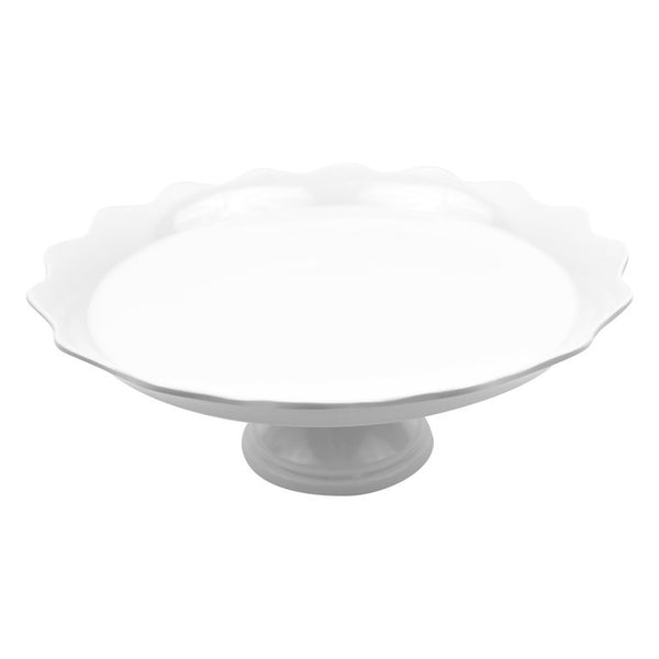 Large Melamine Cake Stand (up turn frill) 335mm