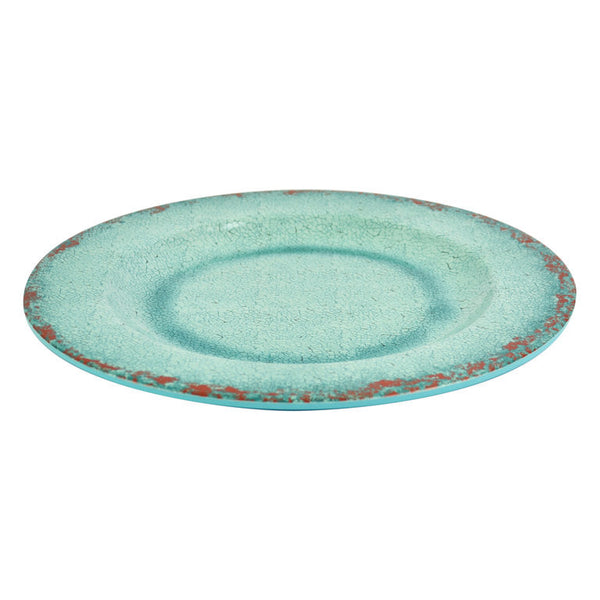 Blue Vintage Melamine Plate 280mm