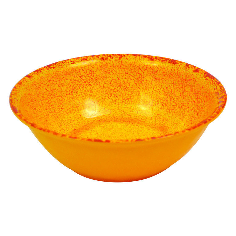 Orange Vintage Melamine Rice Bowl 230ml 130mm