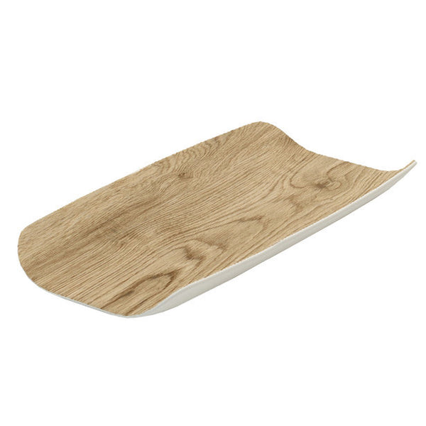 1/3 Wood effect curved Gastro Platter