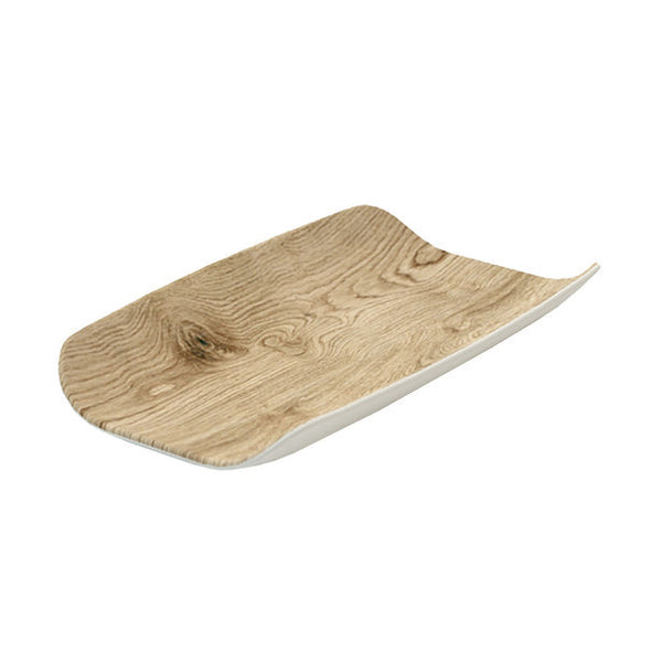 1/4 Wood effect curved Gastro Platter