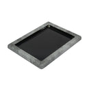 Urban Grey Trim and Black Melamine Display Tray 280x210x21mm
